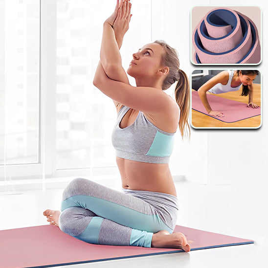tapis de yoga femme posture
