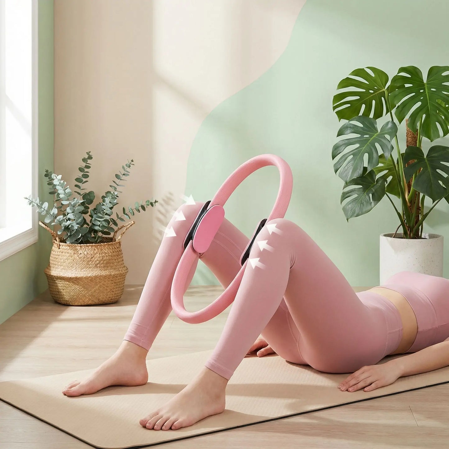 anneau Pilates exercices salle sport à domicile
