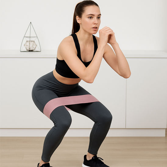 bande elastique femme squat