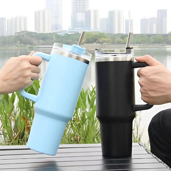 Bouteille isotherme  bleue