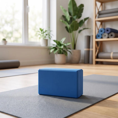 brique de yoga bleu