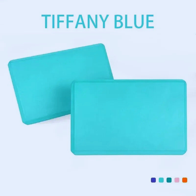 brique yoga lot de deux tiffany blue