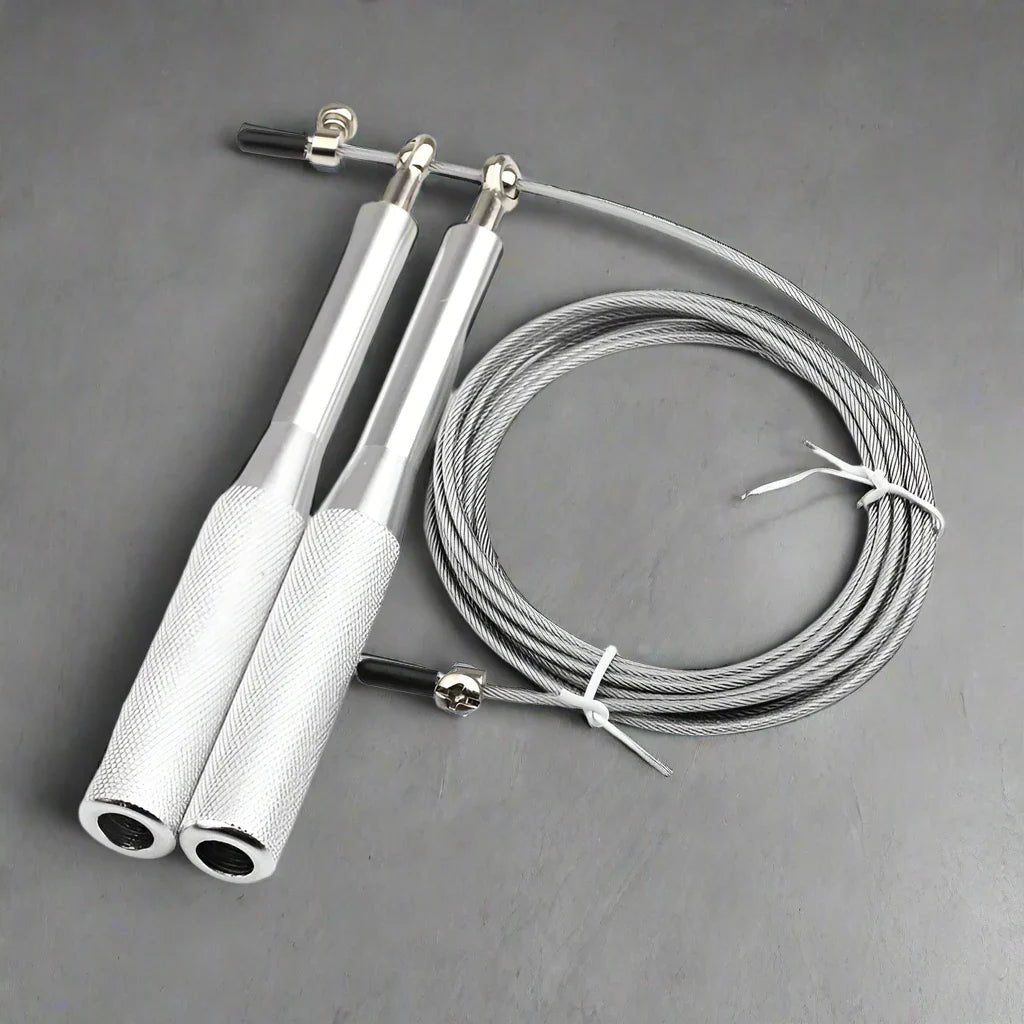 corde a sauter argente