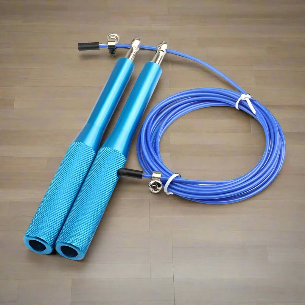 corde a sauter bleue