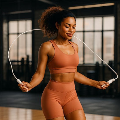 corde a sauter exercices en salle de sport