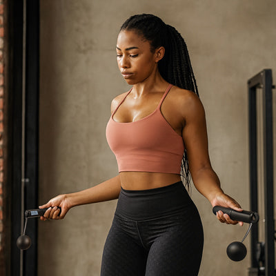 corde a sauter sans fil femme entrainement