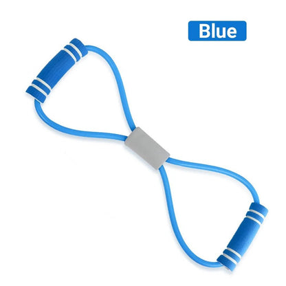 elalstique musculation bleu