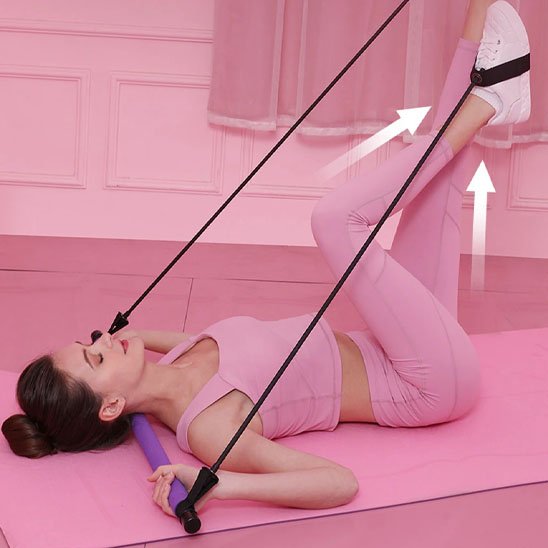 Élastique musculation exercices pour les jambes
