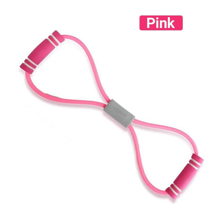 elastique musculation rose