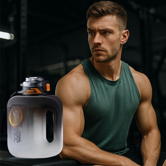 gourde de sport homme salle sport
