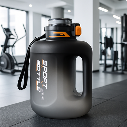 gourde de sport noire salle de sport