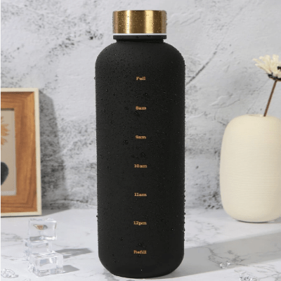 gourde de sport noire