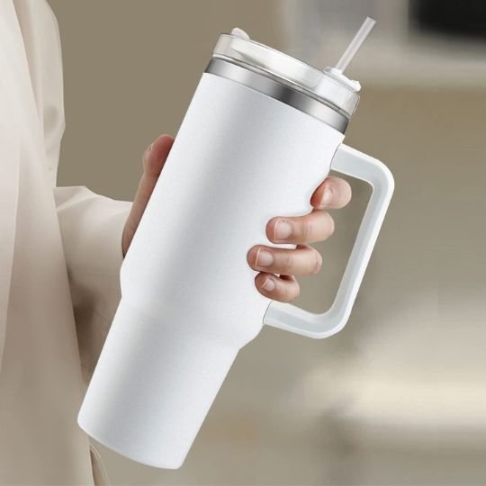 Gourde isotherme blanche