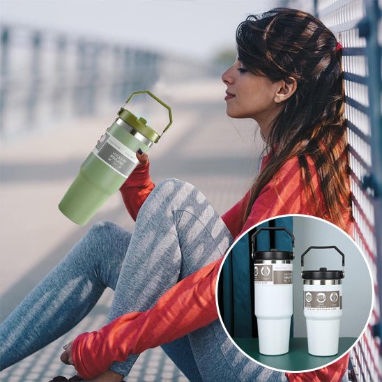 gourde isotherme femme entrainement pause