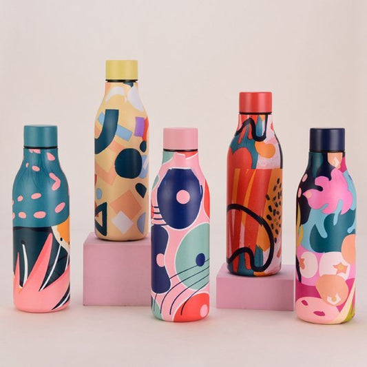 gourde isotherme motif