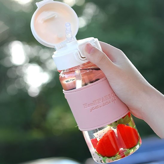 gourde paille beige ouverture facile