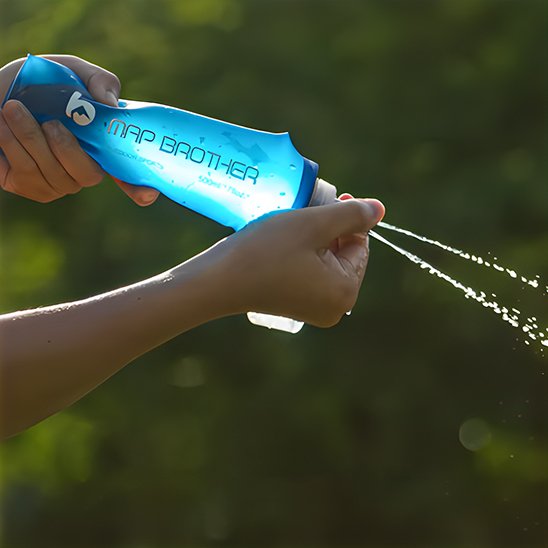 gourde pour le sport souple pratique