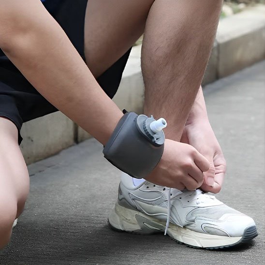 gourde sport attache poignee