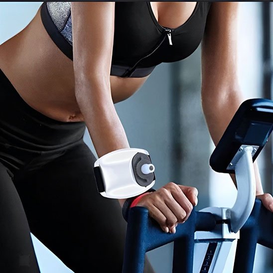 gourde sport en salle de sport femme