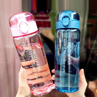 gourde sport rose et bleue