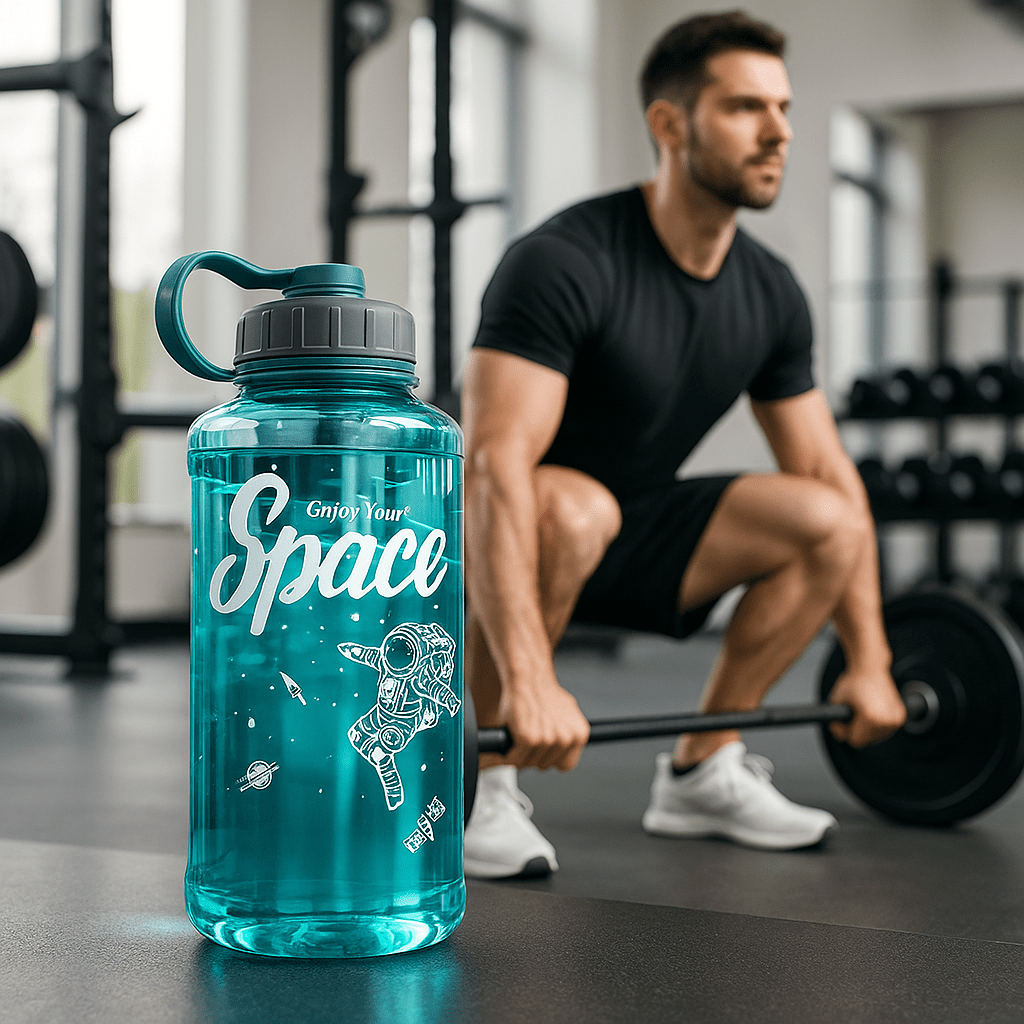 gourde sport space homme exercices salle sport