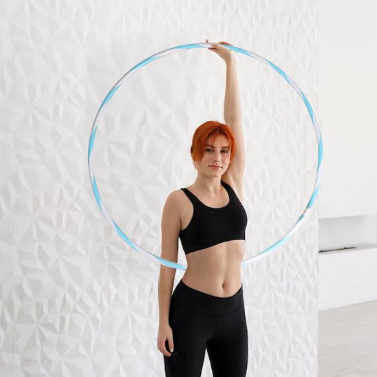 hula hoop femme etirement cerceau