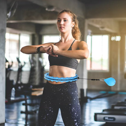 hula hoop fitness femme exercices salle sport