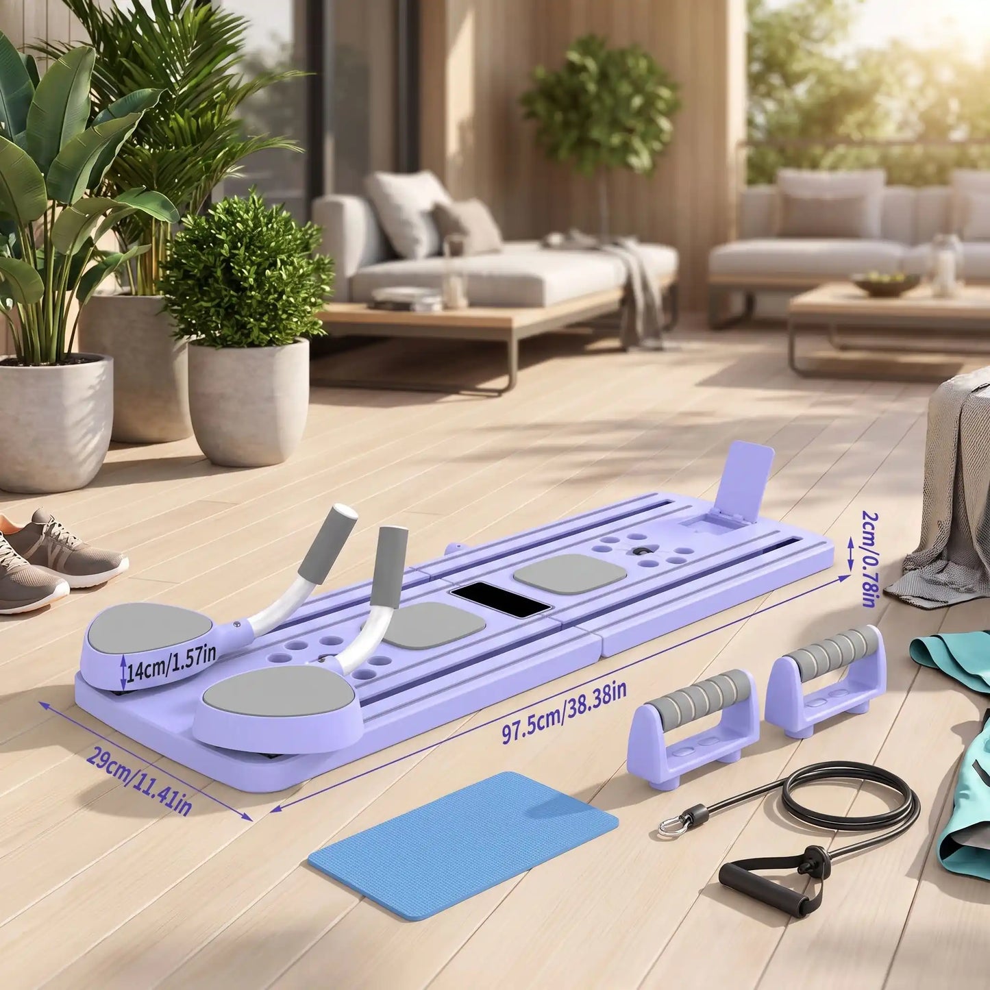 planche de Pilates accessoires et dimensions