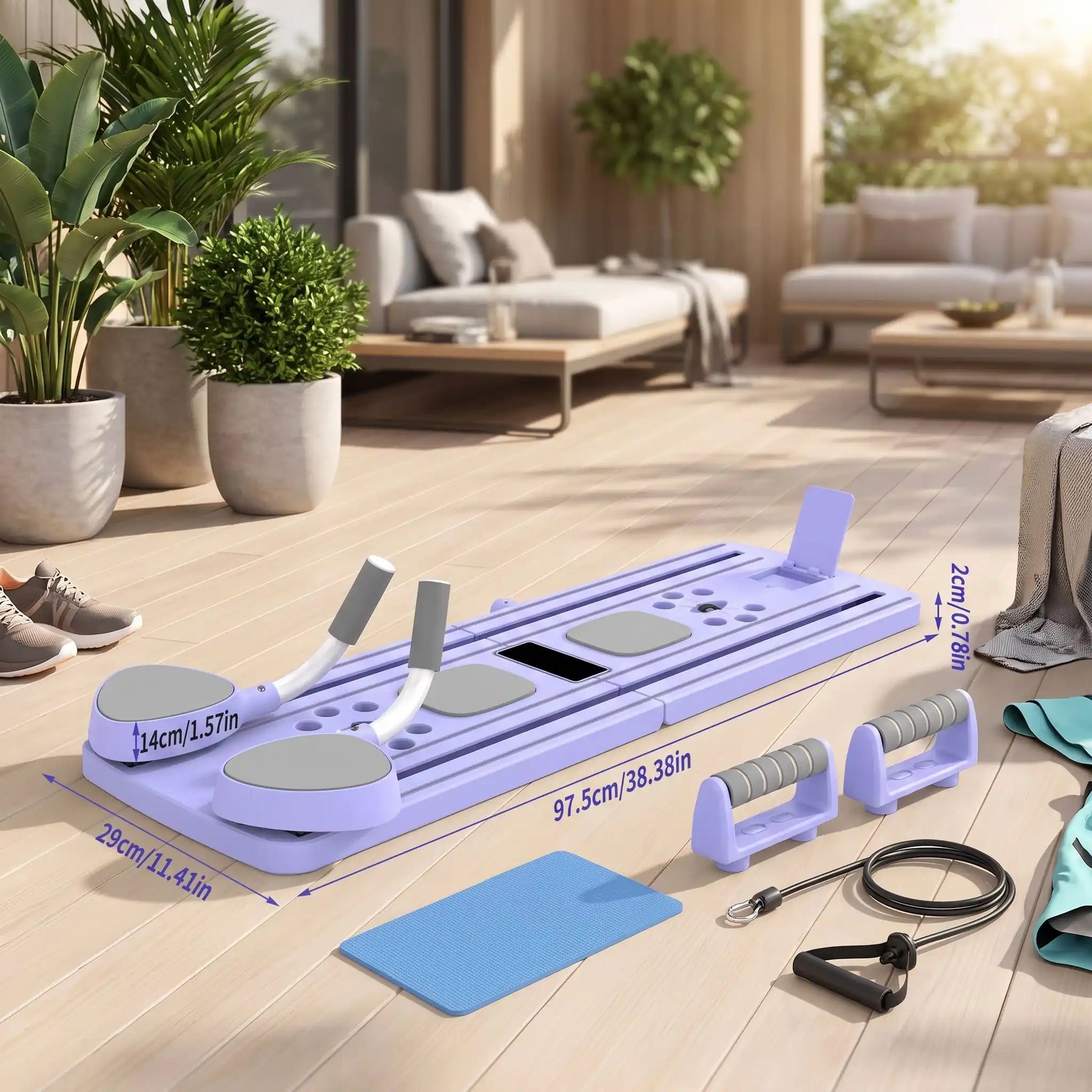 planche de Pilates accessoires et dimensions