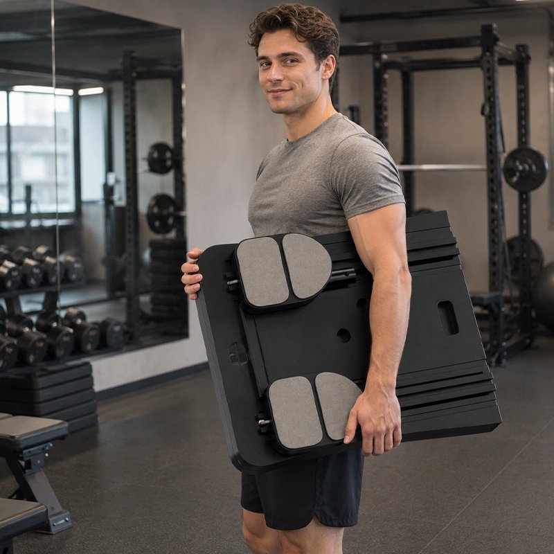 Planche de pilates rangement facile