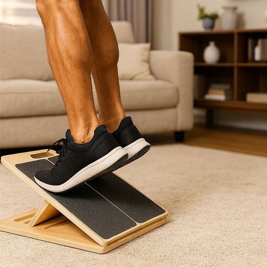 Planche d'équilibre double exercices pointes pieds