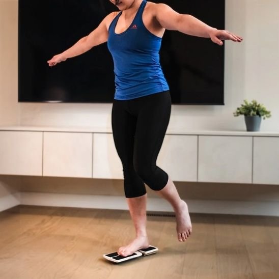 Planche d'équilibre pour faire travailler ses chevilles