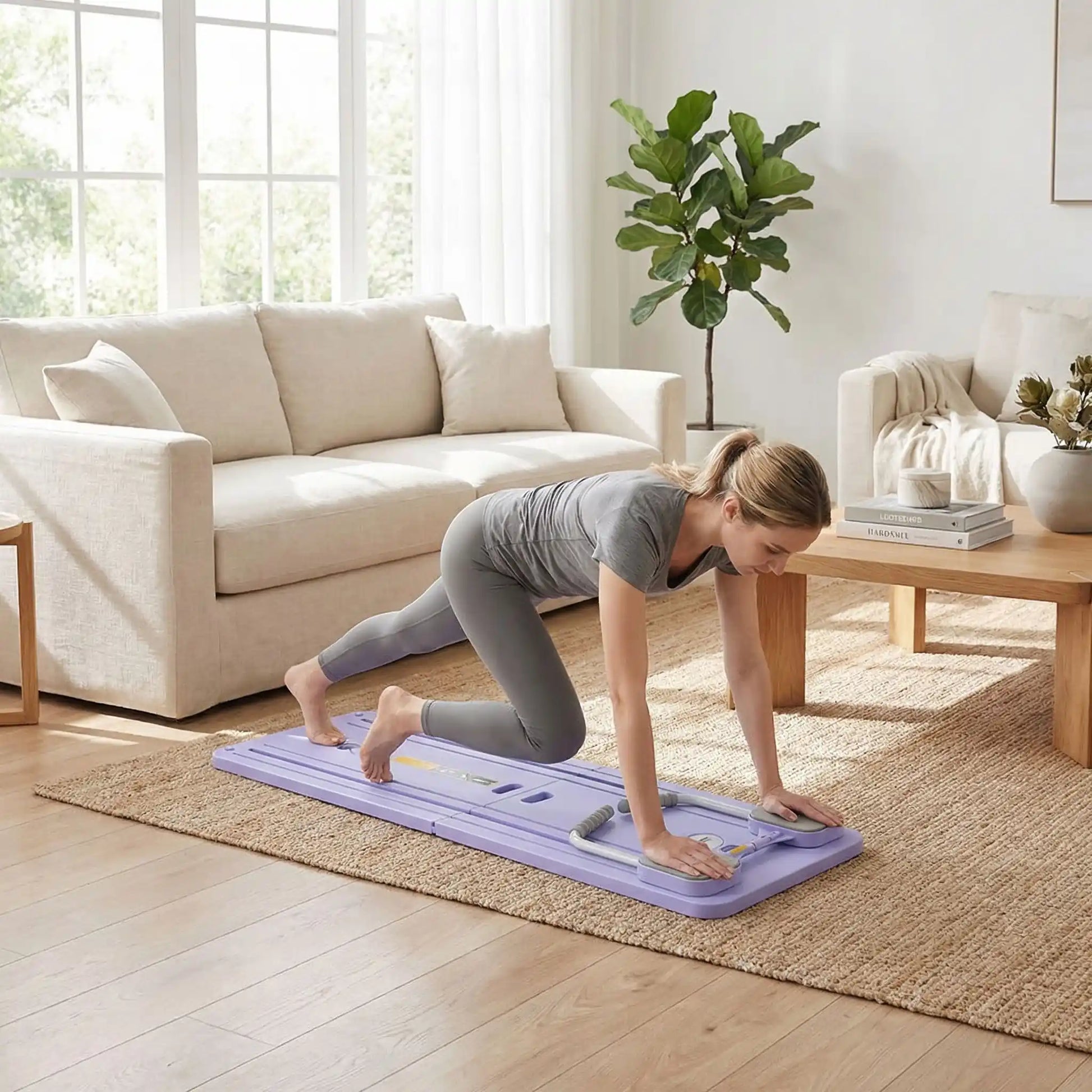 planche Pilates entrainement domicile abdos gainage