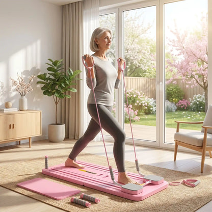 planche Pilates entrainement femme a domicile avec planche