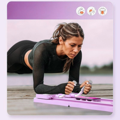 planche Pilates reformer femme exercices gainage