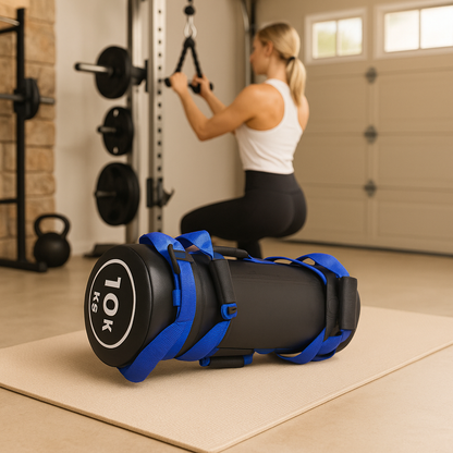sac de sable femme exercices dans son garage