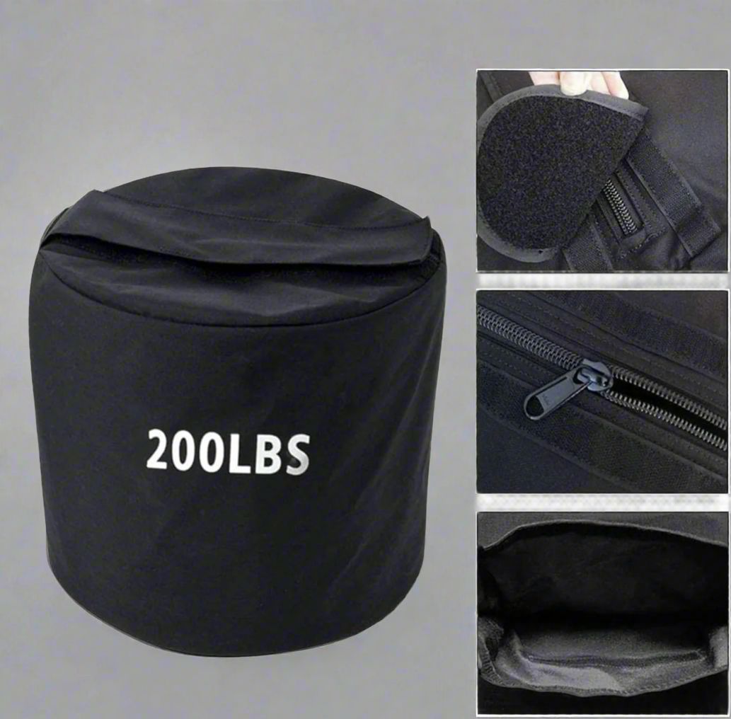 sac de sable 90kg coutures et fermeture