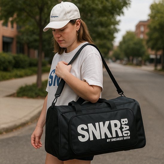 sac de sport homme et femme partant au sport