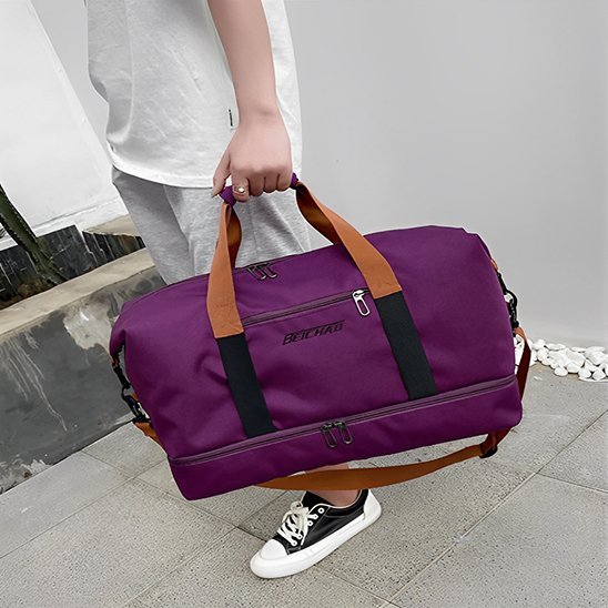 sac de sport homme partant au sport
