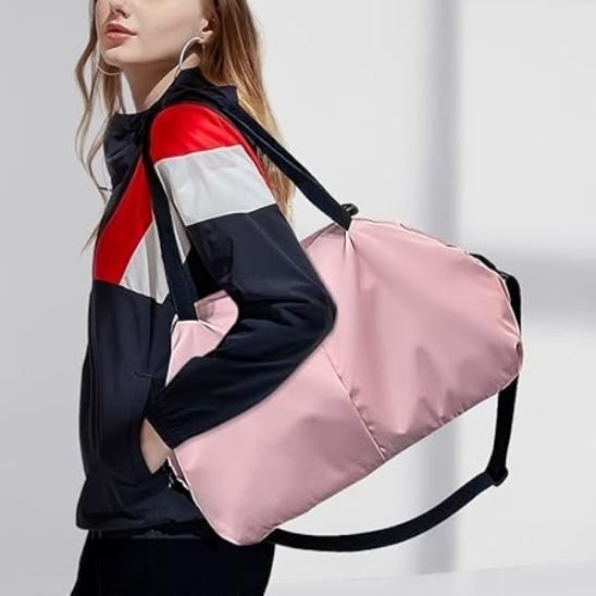 Sac de sport rose facile a porter