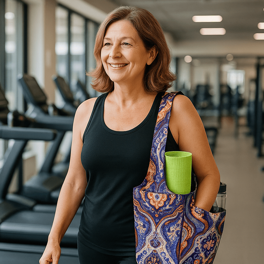sac tapis yoga femme salle de sport