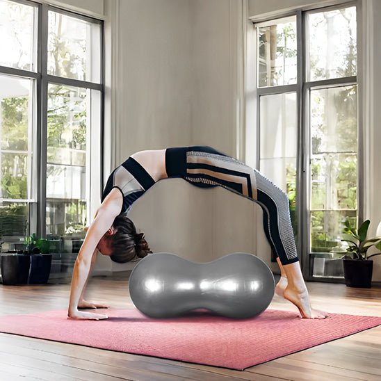 swiss ball femme tirement dos