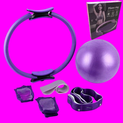 swiss ball kit fitness violet