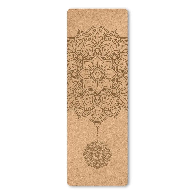 tapis de pilates fleur centrale