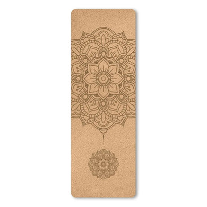 tapis de pilates fleur centrale