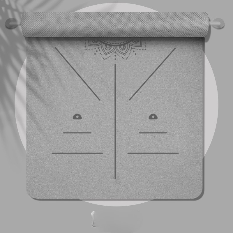 tapis de Pilates gris
