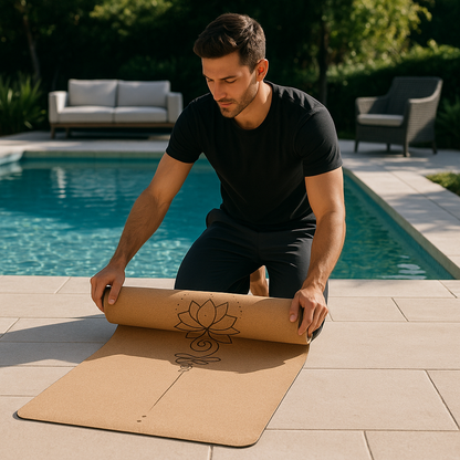 tapisde pilates homme piscins