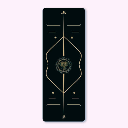 tapis de Pilates motif Ganesha Or