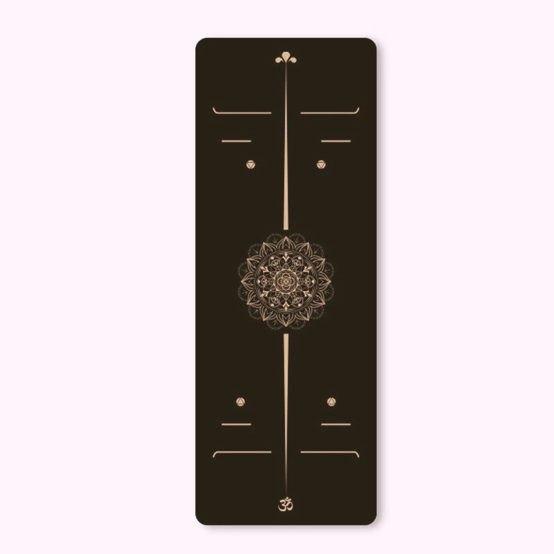tapis dePilates motif Mandala Or