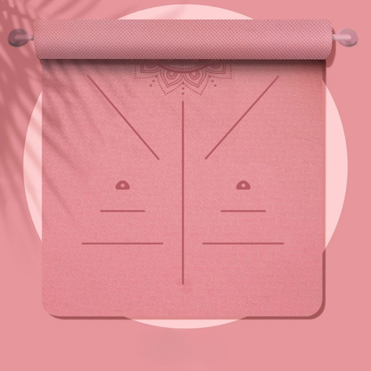 tapis de Pilates rose